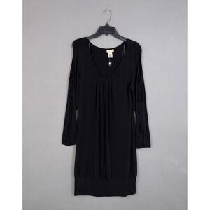 Vintage Baby Phat Dress Womens 1X Black Scoop Neck Cutout Sleeve Party Y2K USA